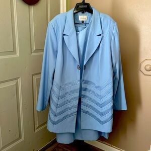 Terra Mina Women’s 3-piece Suit Set - Blue - 20